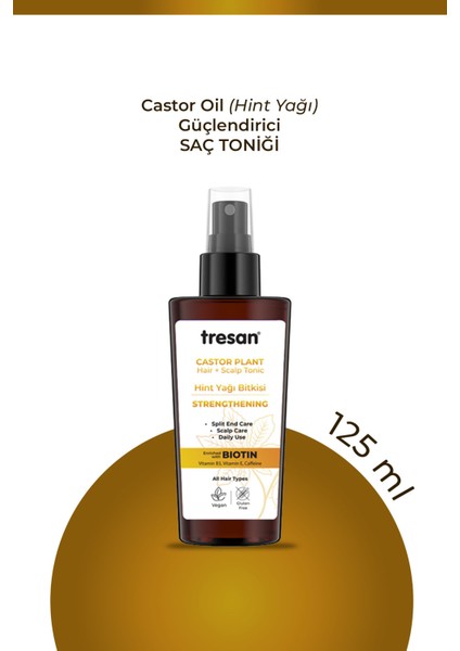 Castor Plant Saç Toniği 125 ml