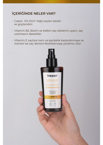 Castor Plant Saç Toniği 125 ml fırsatları