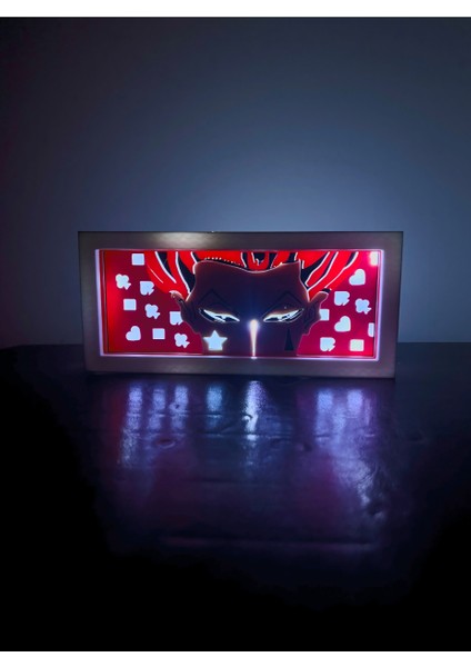 Hunter x Hunter Hisoka - LED Işık Kutusu (Uzaktan Kumandalı, Renk Değiştiren, USB Güçlü)