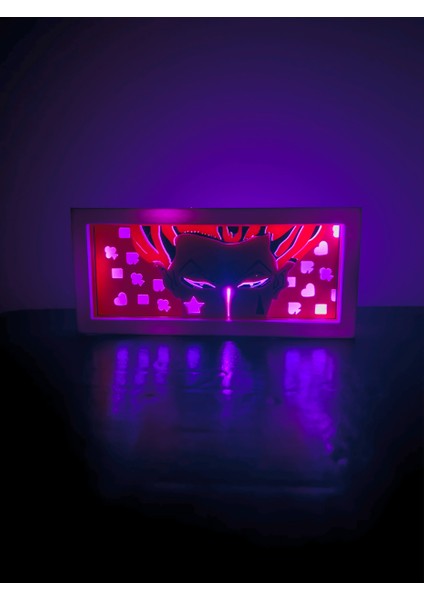 Hunter x Hunter Hisoka - LED Işık Kutusu (Uzaktan Kumandalı, Renk Değiştiren, USB Güçlü) modelleri