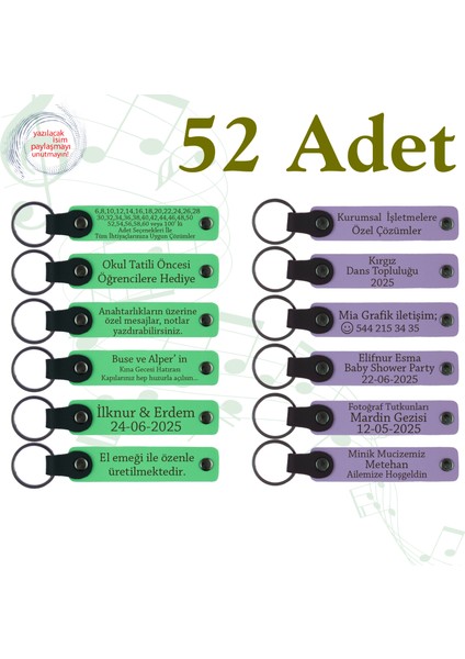 F Yeşili & M Menekşe, Sosyal Bilgiler Öğretmeninden Karne Hediyesi, 52’li Set, Kişiye Özel Hatıra