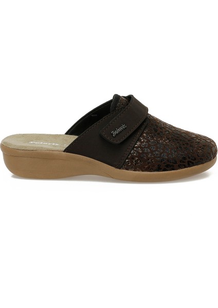 609016.Z5PR Kahverengi Kadın Ev Terliği