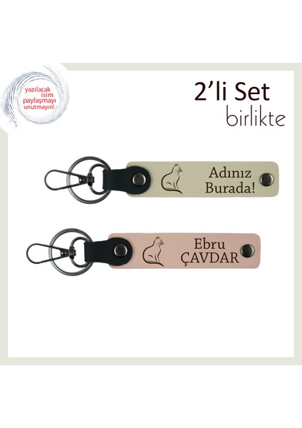 Evcil Hayvanına Anı Bırak, Patili Tasarım, Kişisel Anahtarlık, Sütlü Kahve-Yavru Ağzı