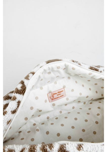 Leopar Peluş Saç Şekillendirici Çantası, Airstrait ve Tüm Saç Şekillendiricilerine Uyumlu çanta, Xl Boy Seyahat Çantası, Büyük Makyaj Çantası,Organizer