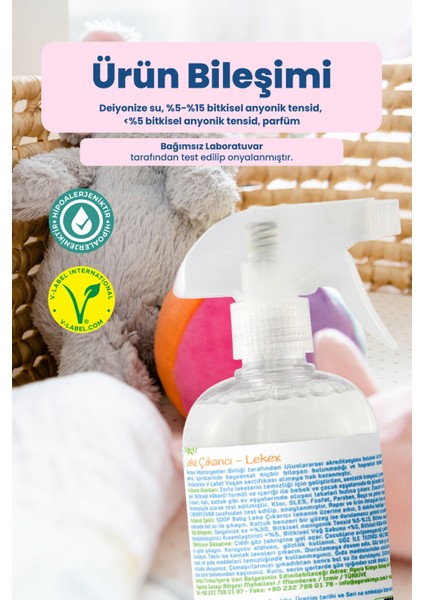 Bebek Leke Çıkarıcı 3 x 500 ml | Doğal Ve Vegan Formül | Klor SLES Fosfat Paraben Boya İçermez | Organik Gül Kokulu | Bebek Giysi ve Ev Tekstili İçin Güvenli | modelleri