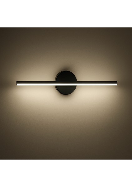 Modern Kablosuz Tak Çalıştır Ledli Elektrikli Aplik Banyo Tablo Ayna Siyah Kasa 220V Gün Işığı Beyaz fırsatları