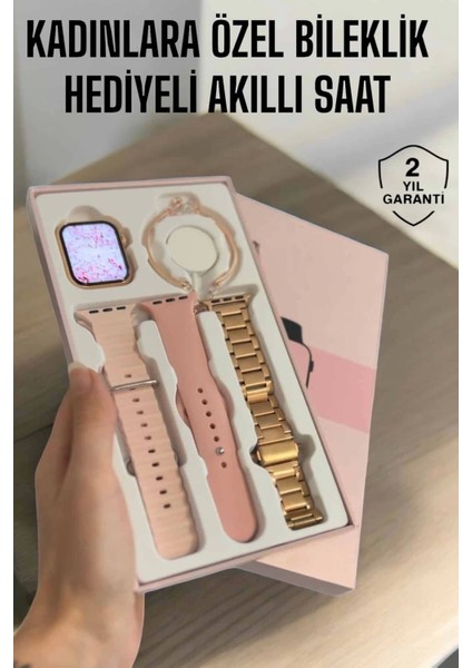 Akıllı Saat Adımsayar, Nabız Takibi ve Gps Destekli Kadınlara Özel