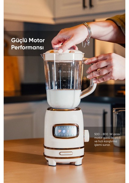 Kişisel Blender Seti Öğütücülü Smoothie Şişeli Blender 1,0 Litre Blendir Seti FR-BL01 Retroblend indirimleri