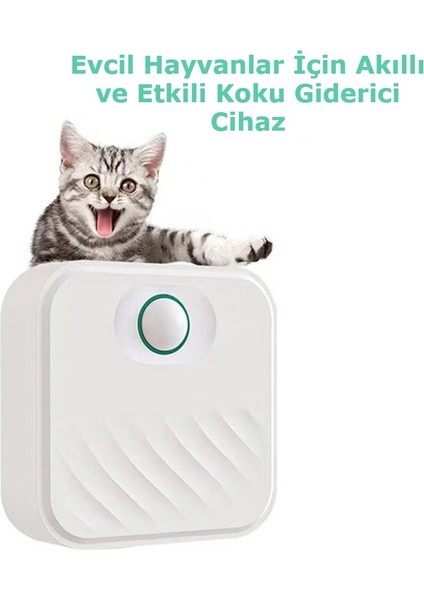 Akıllı Evcil Hayvan Koku Arıtma Cihazı USB Şarjlı Deodorant ve Sterilizasyon Özellikli fiyatları