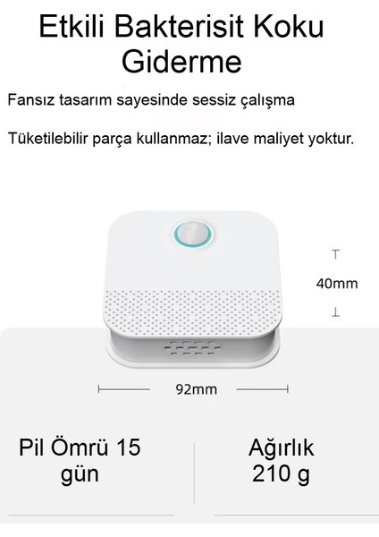 Akıllı Evcil Hayvan Koku Arıtma Cihazı USB Şarjlı Deodorant ve Sterilizasyon Özellikli fırsatları