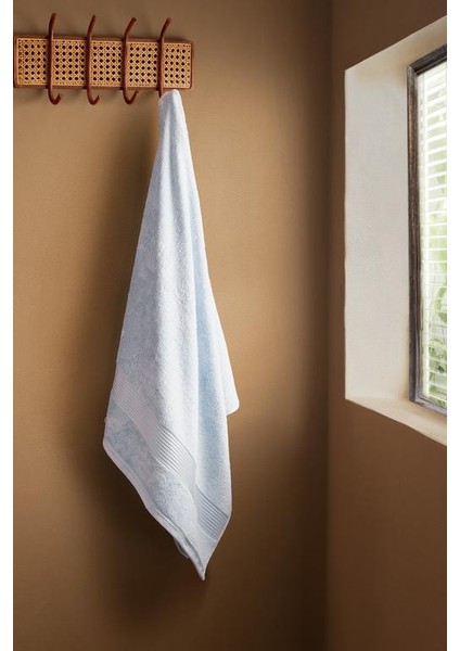 Yeni Sezon Clarette Banyo Havlusu - Soft Mavi - 90X150 cm - Soft Mavi