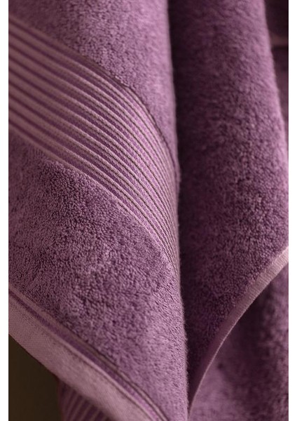 Yeni Sezon Clarette Banyo Havlusu - Mor - 90X150 cm - Mor modelleri