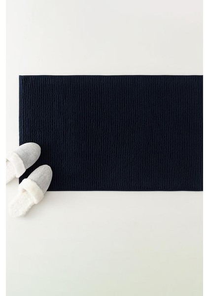 Yeni Sezon Charles Ayak Havlusu - Lacivert - 50X80 cm - Lacivert