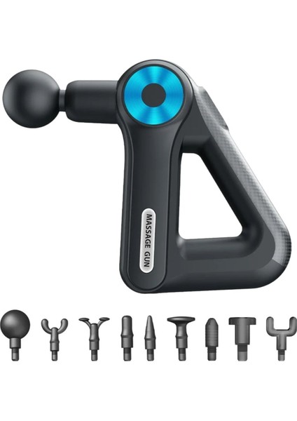 Buffer® 12 Farklı Başlıklı Profesyonel Masaj Tabancası - Kas Gevşetici ve Yorgunluk Giderici Masaj Aleti