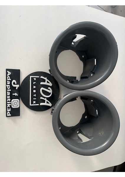 Clio 2 1999-2003 Sis Farı Cercevesi (Takım)