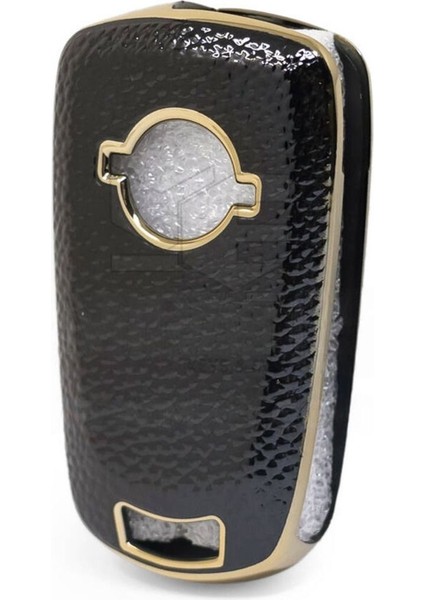 Lüx Opel Astra H Corsa D 2 Buton Koruma Anahtar Kılıfı Siyah Gold Renk 1.ci Kalite modelleri