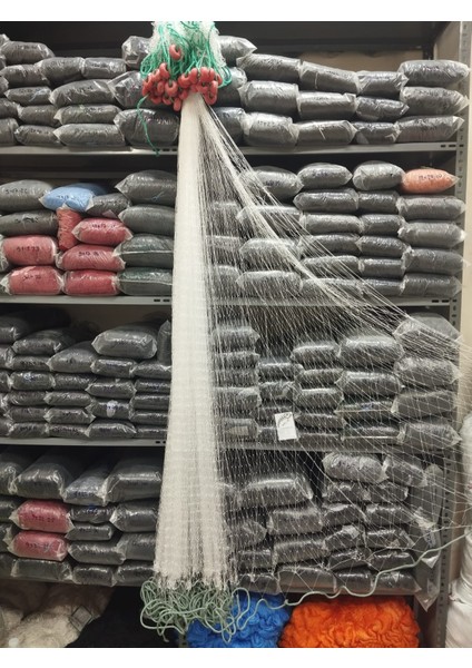 Germe Ip Ağ 30MM 20 Metre Fanyalı Bol Torlu Profesyonel Balıkçı Ağı modelleri