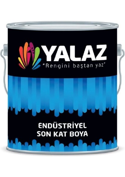 Yalaz Endüstriyel Boya 2,5 kg 9002 Kirli Beyaz