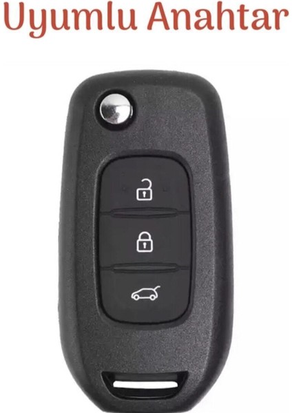 Renault Express 3 Buton Sustalı Nano Anahtar Kılıfı Beyaz Gold 1.ci Kalite fiyatları