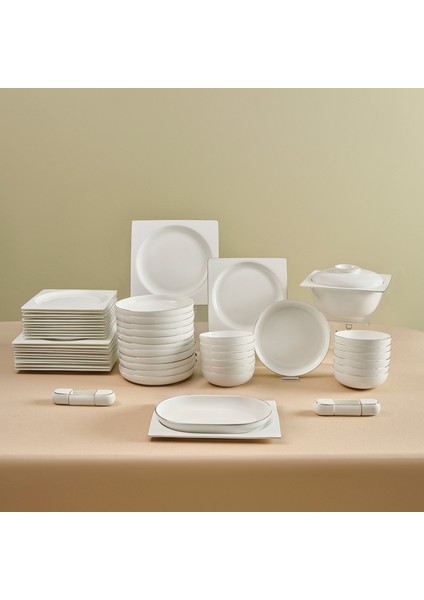 Red Carpet Collection Fine Pearl Extra Nish 58 Parça 12 Kişilik Yemek Takımı Platin