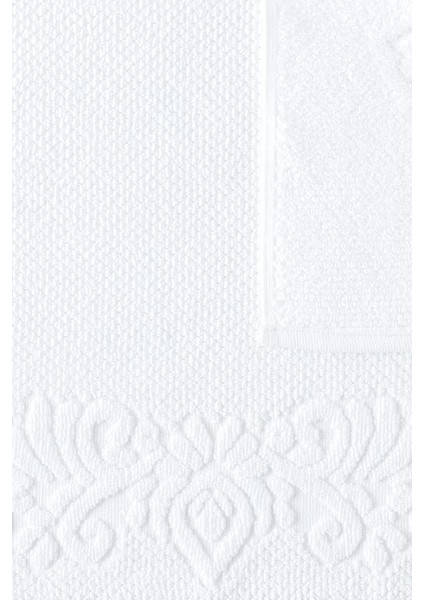 Yeni Sezon Norice Ayak Havlusu - Beyaz - 50X70 cm - Beyaz fiyatları