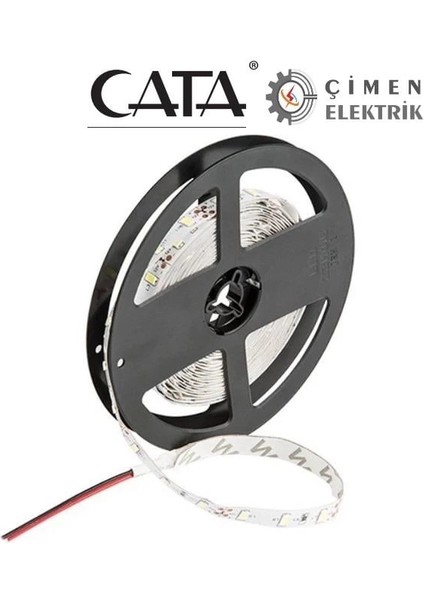 5 Metre Cata Ct 4483 10 Çip Iç Mekan Şerit LED Yeşil 12V