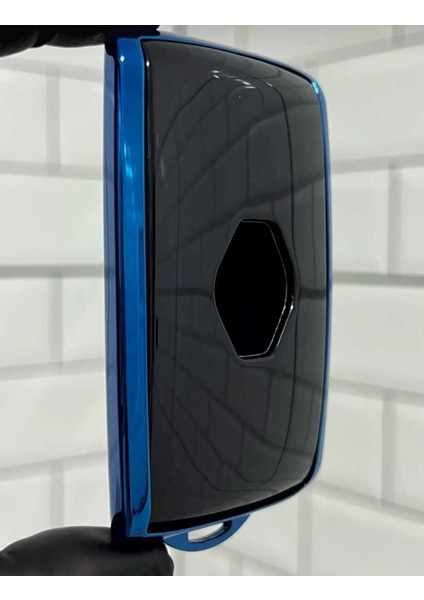 Renault Megane 4 Kadjar Clio5 Talisman Clio E-Tech Austral Nano Anahtar Kılıfı Mavi Siyah Renk fiyatları