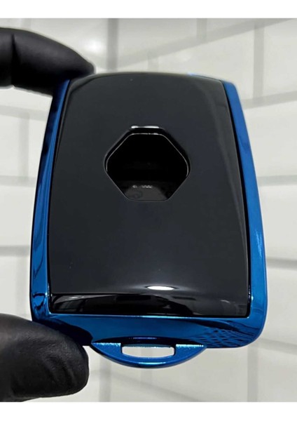 Renault Megane 4 Kadjar Clio5 Talisman Clio E-Tech Austral Nano Anahtar Kılıfı Mavi Siyah Renk modelleri