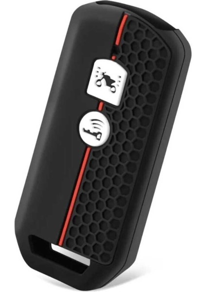 Honda 2020 Yılı Kadar Pcx - 2022 Yılı Kadar Forza 250 X-Adv Petek Desenli Anahtar Kılıfı Siyah modelleri