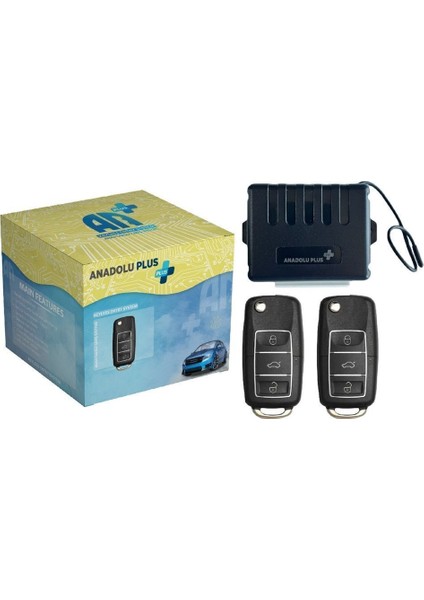 Lüx Anadolu Plus Volkswagen Tipi Oto Merkezi Kilit Uzaktan Açma Kapama Kumanda Seti Sustalı 12VB