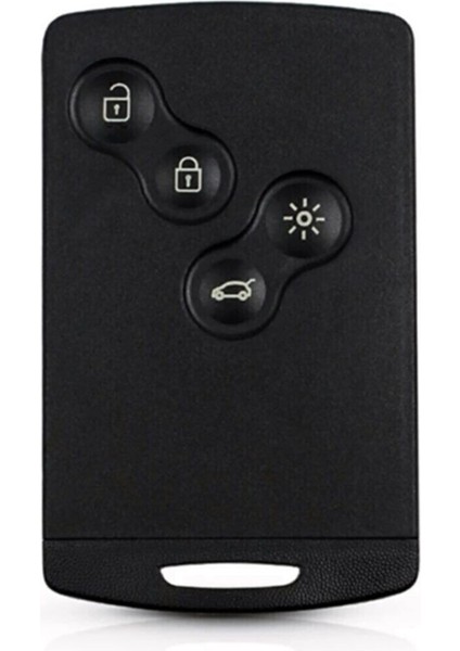 Renault Clio 4-Megane 3-Fluance-Captur Uyumlu Kart 4 Buton Anahtar Kumanda Kabı