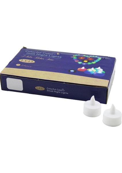 24 Adet Mini Ledli Pilli Mum (4172)