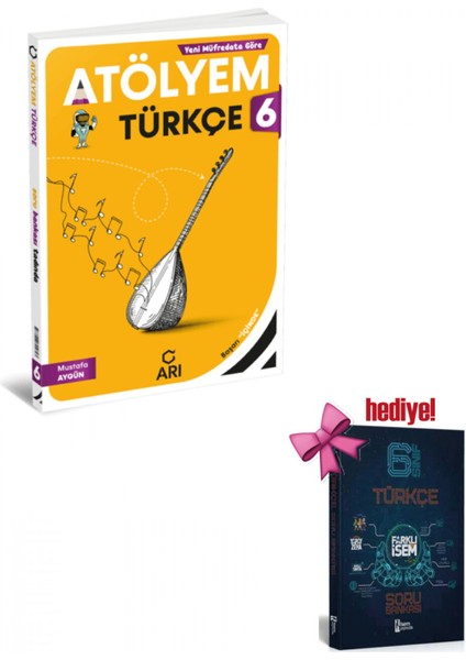 Arı 6. Sınıf Türkçemino Türkçe Atölyem + Türkçe Soru Hediyeli