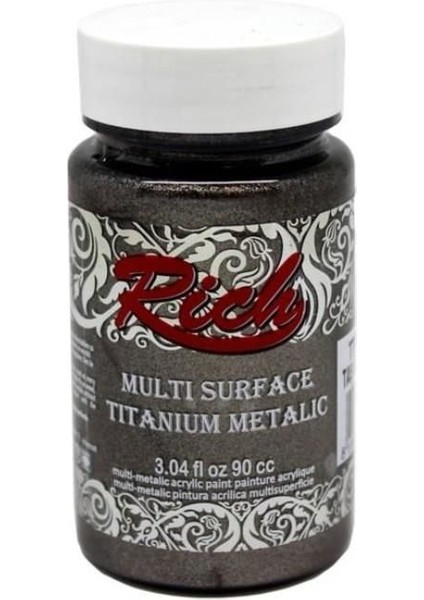 Rich Multi Surface Titanium 2542 Taş Gri Metalik 90 cc
