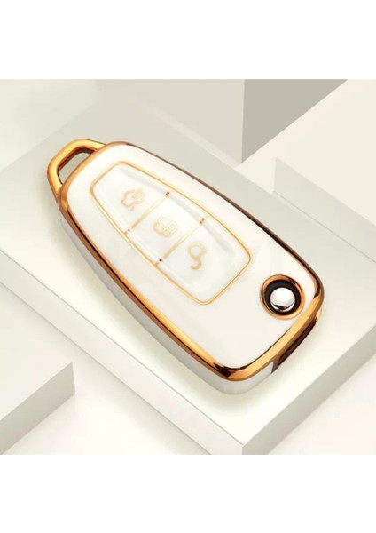 Ford Focus Fiesta Tourneo Courier Kuga C-Max Transit Ecosport Mondeo Uyumlu Oto Anahtar Kılıfı