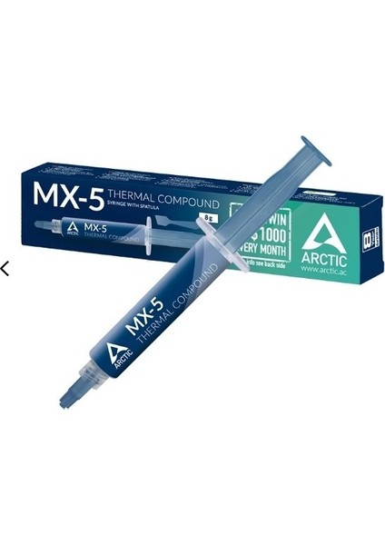 Mx-5 Termal Macun 4 Gram 12 W/mk Isı Iletim Gücü ( Yüksek Performanslı Macun )