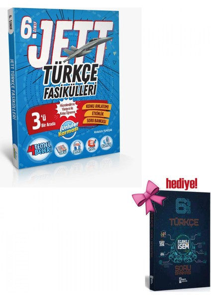 6. Sınıf Jett Türkçe Fasikülleri + Türkçe Soru He