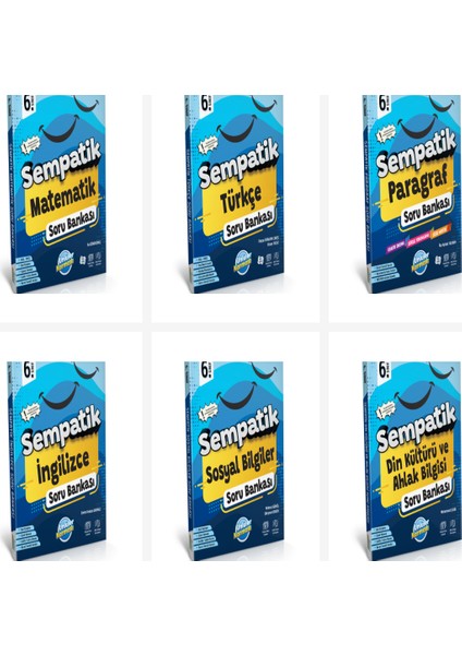6. Sınıf Tüm Dersler Sempatik Soru Bankası Seti 6