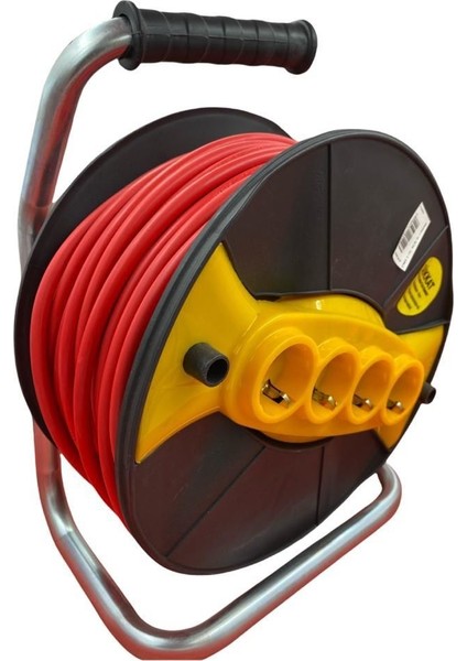 Ennalbur 50 Metre Makaralı Uzatma Kablosu 3x1,5