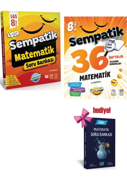 8. Sınıf Matematik Soru Bankası ve Haftalık Denem