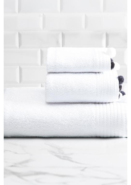 Yeni Sezon Valerie Banyo Havlusu - Lüks Koleksiyon - Krem modelleri