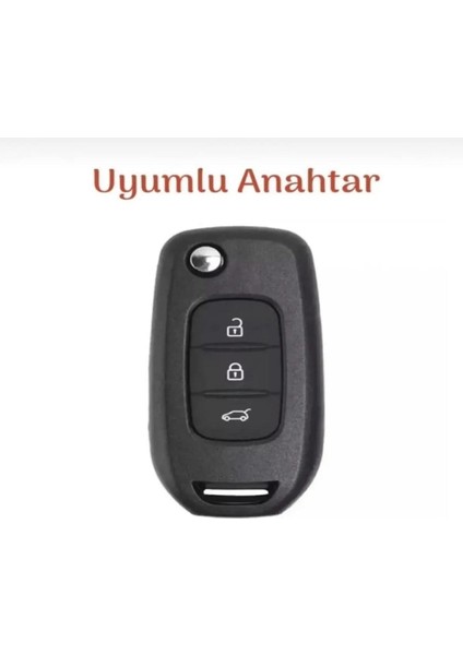 Megane 4 Joy - Clio 5 Captur Taliant Express Sustalı 3 Buton Nano Anahtar Kılıfı Siyah Gümüş Renk fiyatları