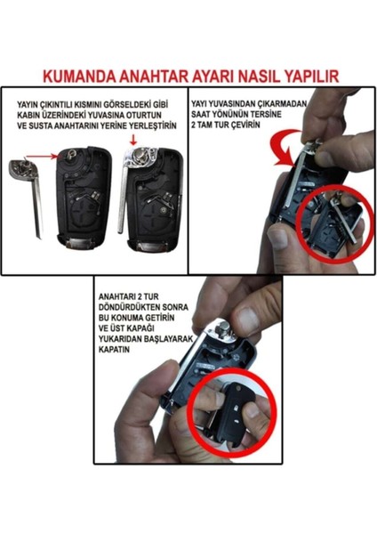 Opel Astra J - Insignia - Corsa E 2 Buton Anahtar Kabı fırsatları