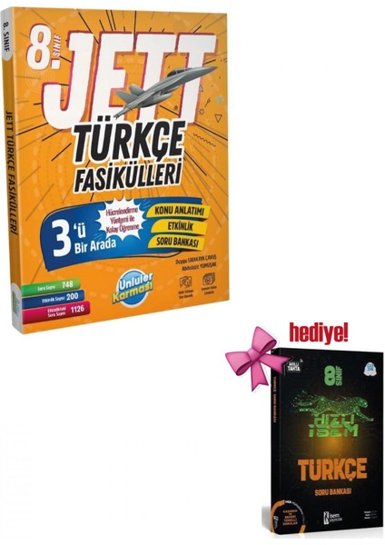 8. Sınıf Jett Türkçe Fasikülleri + Türkçe Soru He