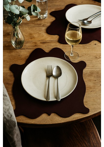 Hakiki Deri Amerikan Servis – 40X30 cm | Klasik Form, Modern Zarafet 1 Adet