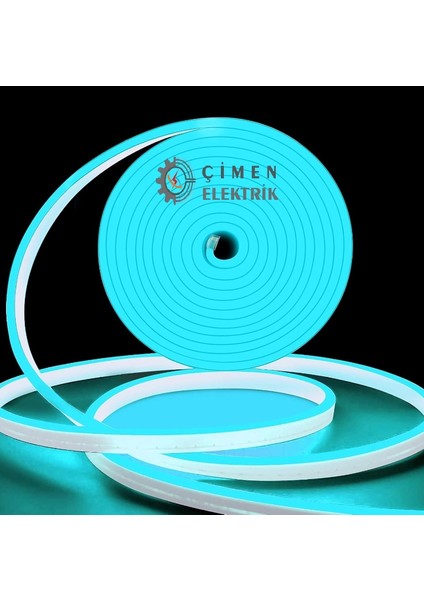 5 Metre Noas YL42 1220 Buz Mavi 12V Işık Dış Mekan Neon LED