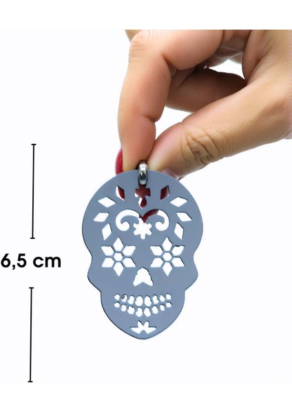 Mulvxjrt JRT02 Rainbow Reflektörlü Kurukafa Gotik Küpe, Tarz Lazer Kesim Küpe - APBJ029 (Mulvix) modelleri