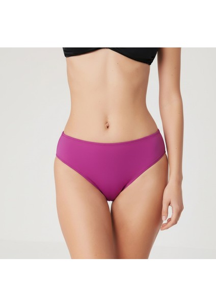 Renika Yüksek Bel Vişne Bikini Altı – Mix & Match Tek Alt