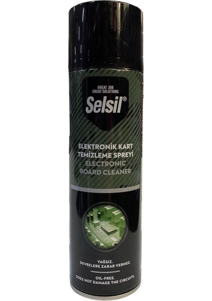 Selsil Elektronik Kart Temizleyici Sprey 500 ml Yağsız