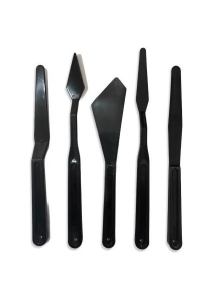 Rich Siyah Spatula Seti 5 Parça